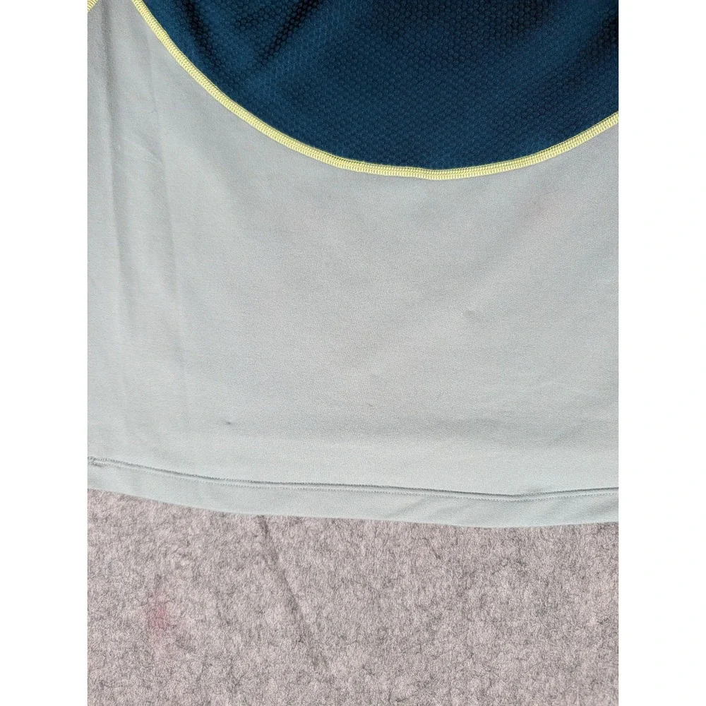 The North Face Flight Series VaporWick Mens Gray Teal Long Sleeve Running Shirt
